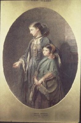 Girls Begging by Miss Adelaide Burgess
